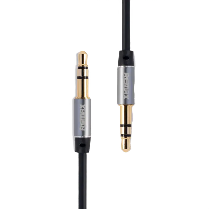 Cablu audio Remax L100, 3.5 mm - 3.5 mm, 1m, Negru - photo