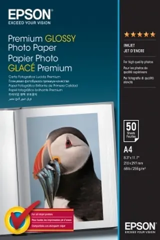 Hârtie fotografică Epson Premium Glossy Photo Paper, A4 - photo