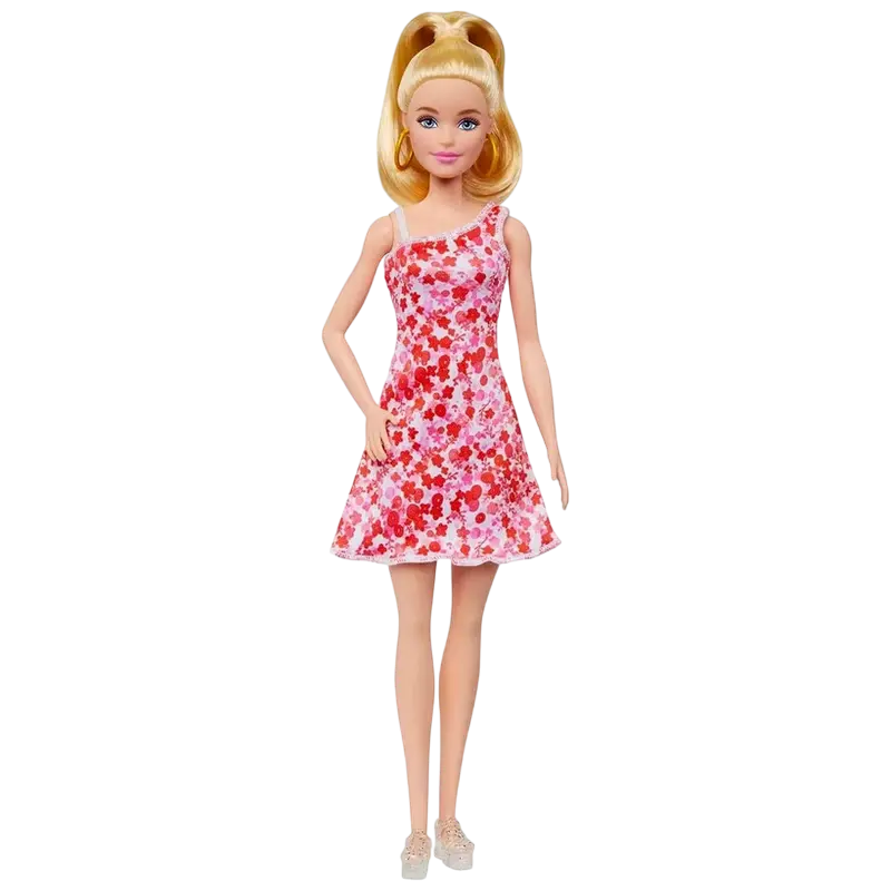 Păpușă Barbie "Fashionista în rochie cu model floral" HJT02 - photo