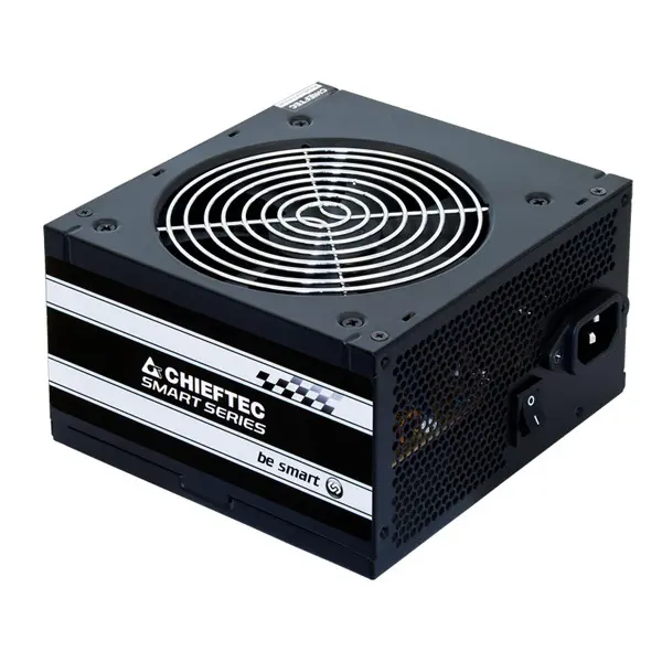 Power Supply ATX 600W Chieftec SMART GPS-600A8, 80+, Active PFC, 120mm silent fan - photo