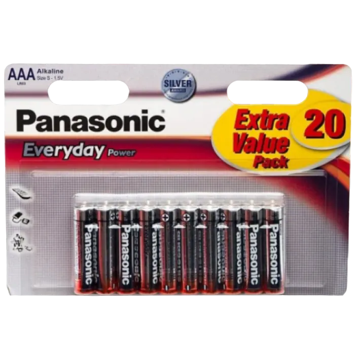 Батарейки Panasonic LR03REE, AAA, 20шт. - photo